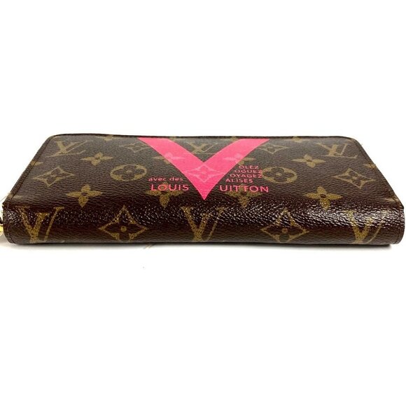 LOUIS VUITTON Monogram V motif Zippy Wallet Zip Around Long Wallet - Picture 5 of 14